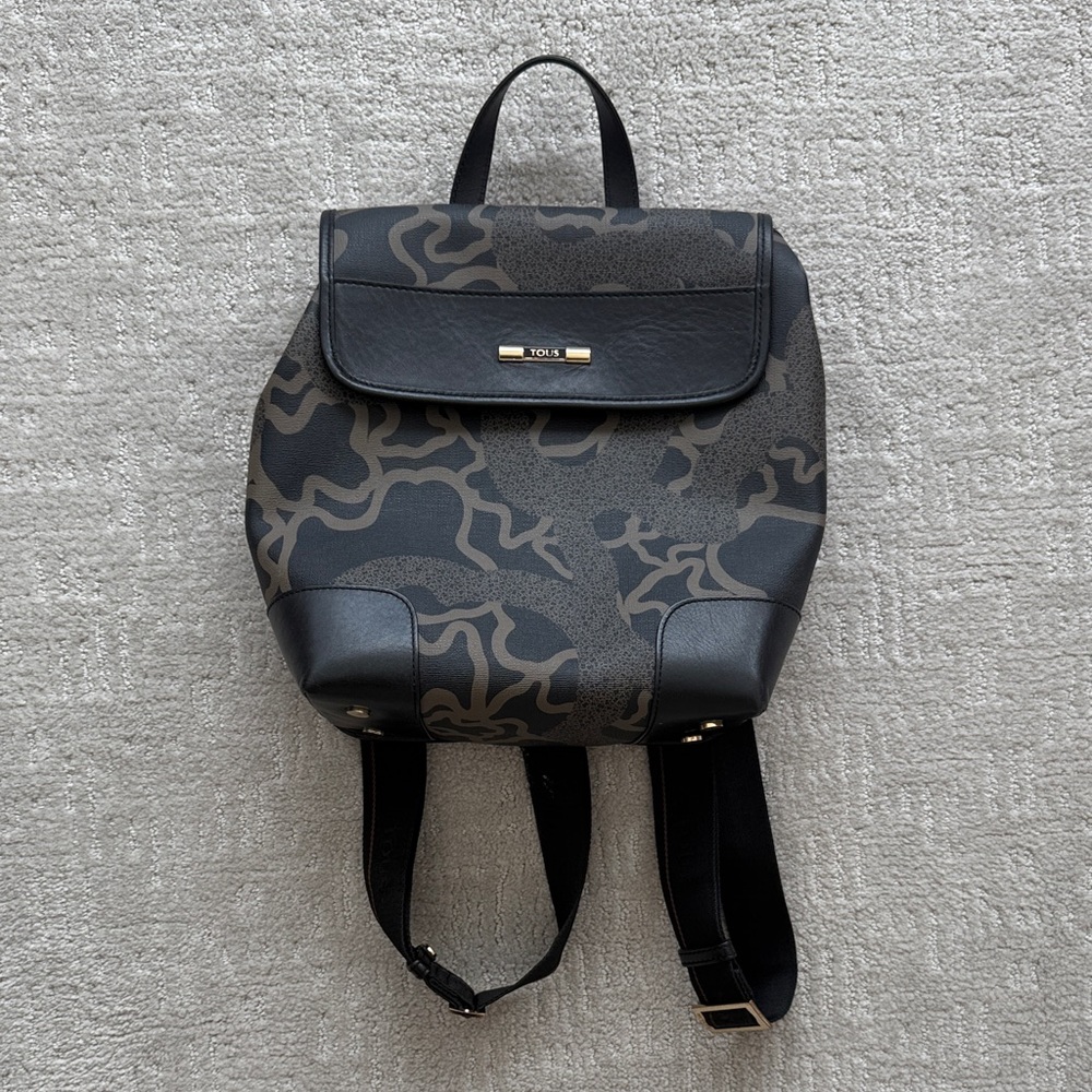 Tous Black and Gray Backpack